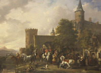 KS 085
          <br/>
          Terugkomst van cavalerie
          <br/>
          <em>Pieneman, Jan Willem (1779-1853)</em>